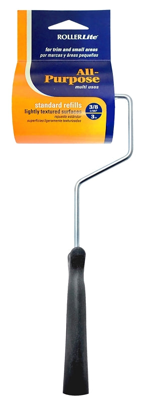 ROLLERLITE RollerLite 314-AP38 Roller Assembly, 3/8 in Nap, Polyester Roller, 3 in L Roller PAINT ROLLERLITE