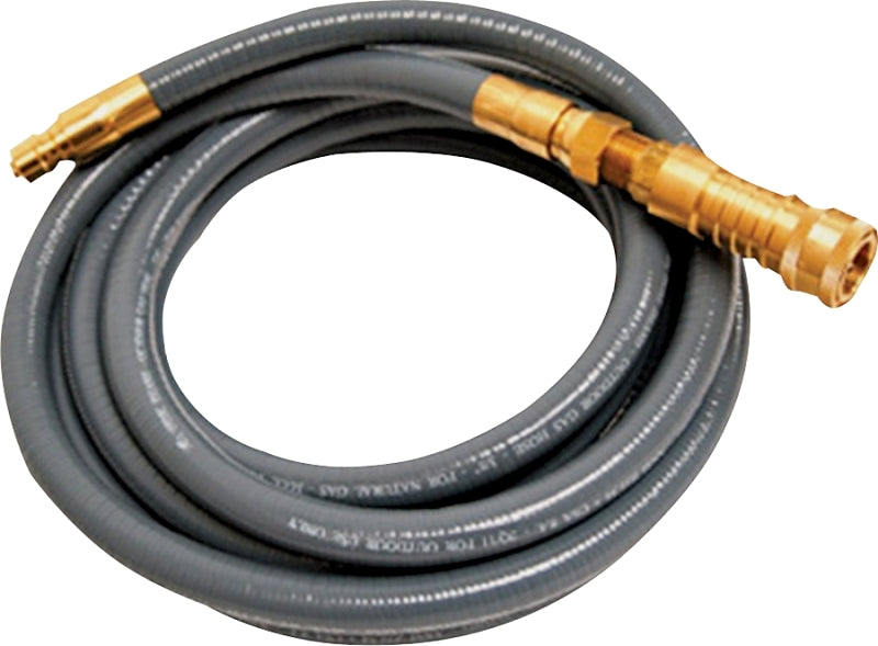 MR HEATER Mr. Heater F273720 Hose Assembly, 12 ft L, 3/8 in FIP x 3/8 in Male Flare, Thermoplastic, Gray APPLIANCES & ELECTRONICS MR HEATER