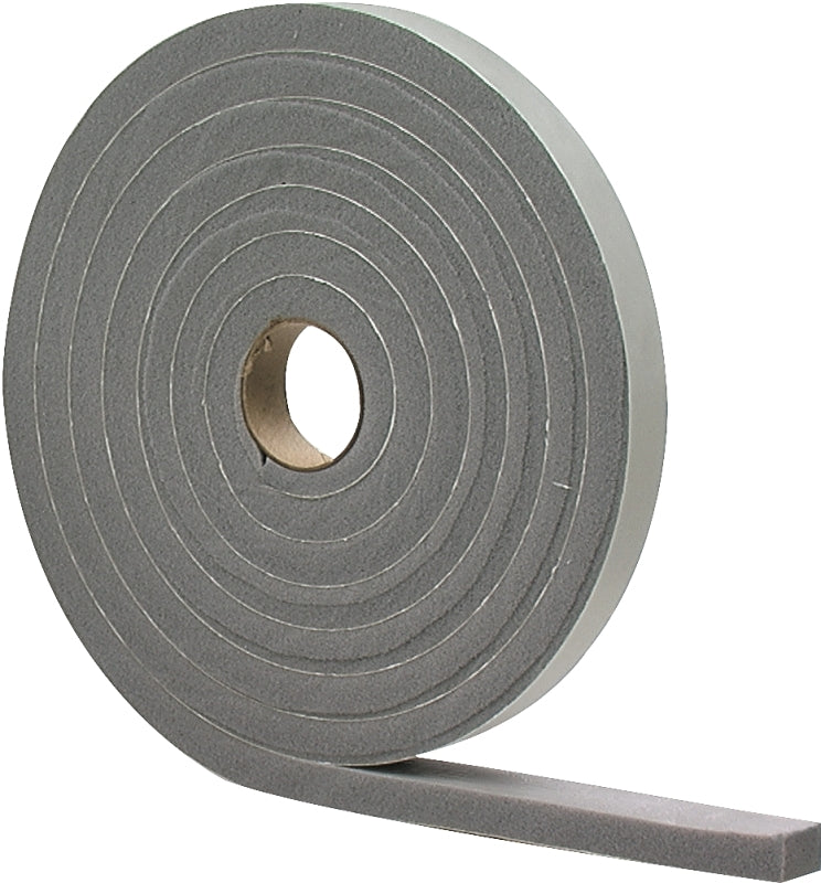 M-D M-D 02238 Foam Tape, 1/4 in W, 17 ft L, 1/8 in Thick, PVC, Gray HARDWARE & FARM SUPPLIES M-D