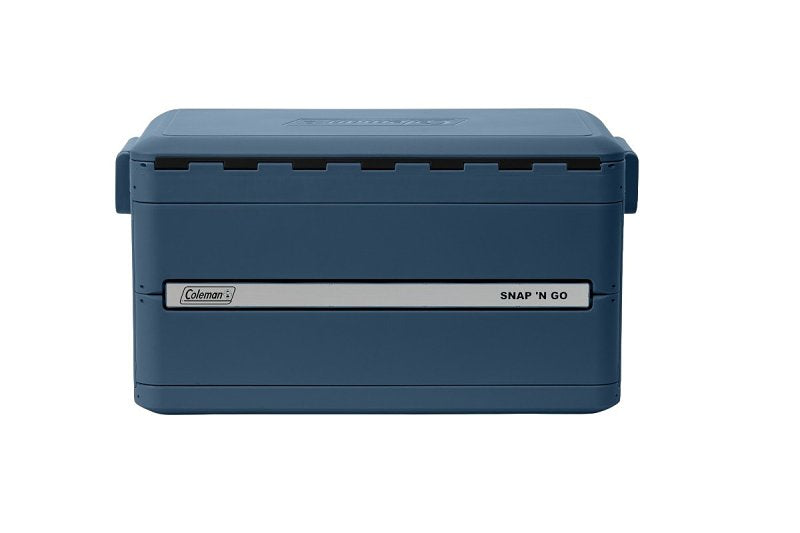 NEWELL BRANDS DIST LLC Coleman Snap 'N Go Series 2227724 Collapsible Hard Cooler, 35 qt Cooler, Polypropylene, Sapphire, 48 hr Ice Retention
