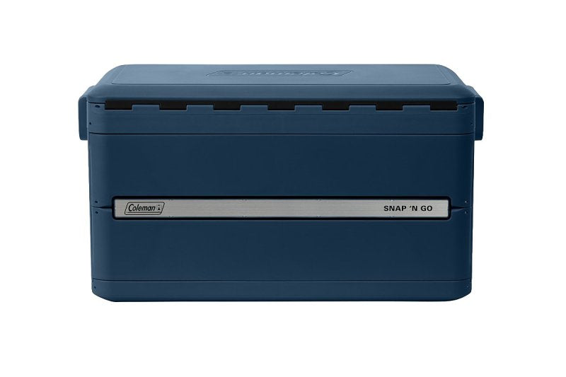 NEWELL BRANDS DIST LLC Coleman Snap 'N Go Series 2227723 Collapsible Hard Cooler, 45 qt Cooler, Polypropylene, Sapphire, 55 hr Ice Retention