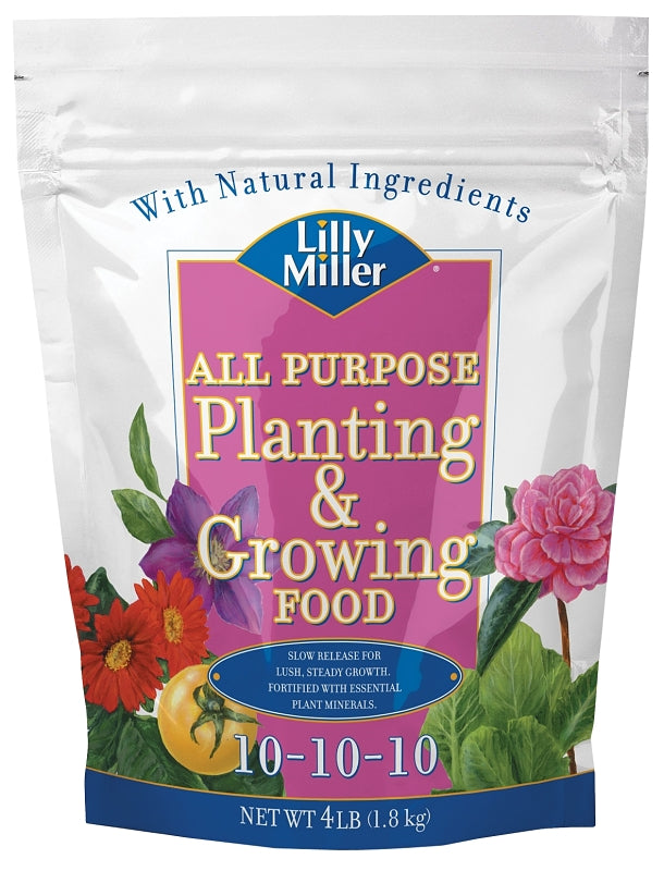 LILLY MILLER Lilly Miller 100099085 All-Purpose Planting and Growing Fertilizer, 4 lb, Bag, Solid LAWN & GARDEN LILLY MILLER