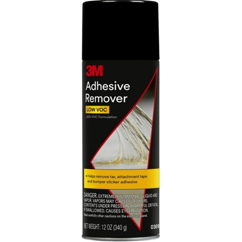 3M 3M 03618VOC20-6 Adhesive Remover, Liquid, Solvent, Amber, 12 oz Aerosol Can CLEANING & JANITORIAL SUPPLIES 3M