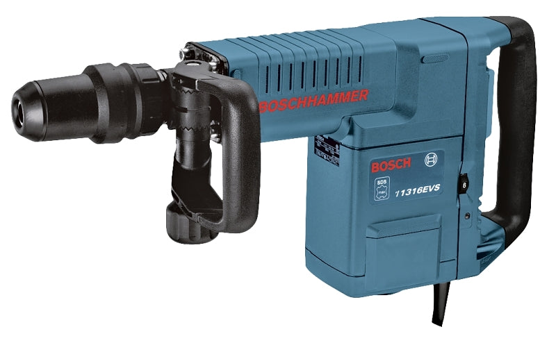 BOSCH Bosch 11316EVS Demolition Hammer, 14 A, 1 in Chuck, Keyless, SDS-Max Chuck, 900 to 1890 bpm, 8 ft L Cord