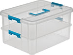 STERILITE Sterilite 14228604 Tray Organizer, Clear, 14-3/8 in L, 10-3/4 in W, 7-3/4 in H HOUSEWARES STERILITE