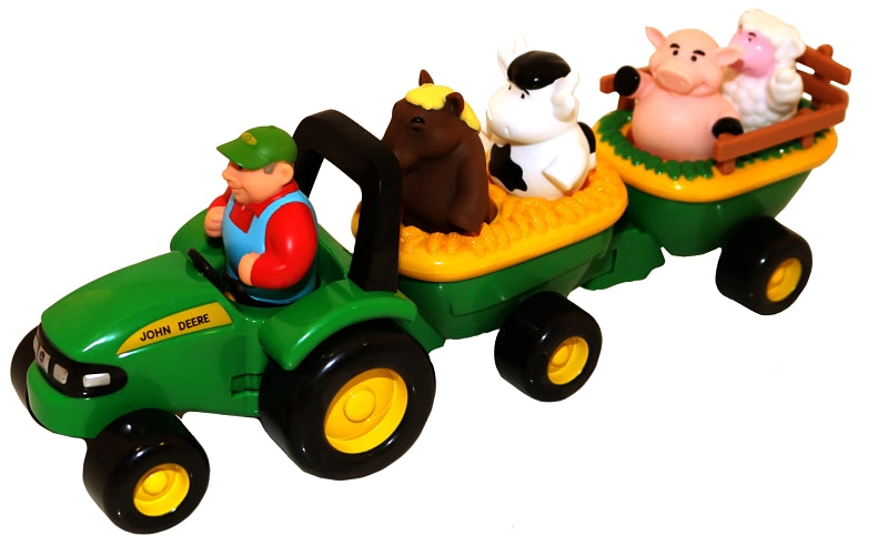 TOMY INTERNATIONAL John Deere Toys 34908 Animal Sounds Hay Ride, 18 months and Up, Plastic HOUSEWARES TOMY INTERNATIONAL