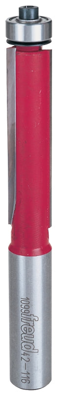 FREUD Freud 42-116 Series Router Bit, 1/2 in Dia, 1/2 in Dia Cutter, 4-3/8 in OAL, 1/2 in Dia Shank, 2-Cutter, Carbide