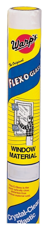 WARP'S Warp's Flex-O-Glass Series NFG-4850 Window Film, 50 yd L, 48 in W, 4 Thick Material, Plastic