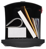 SOLAR GROUP Gibraltar Mailboxes Patriot Series GMB505B01 Rural Mailbox, 1000 cu-in Capacity, Plastic, 8.4 in W, 20-1/2 in D, Black HARDWARE & FARM SUPPLIES SOLAR GROUP
