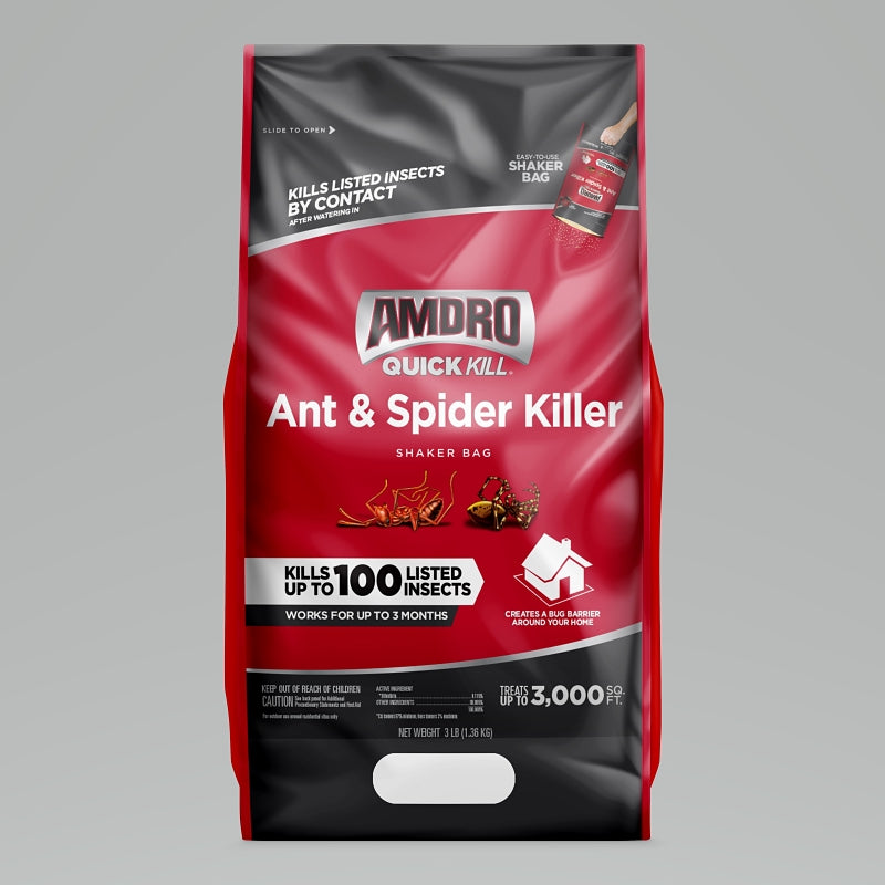 AMDRO Amdro 100545849 Ant and Spider Killer Solid, Solid, 3 lb Bag