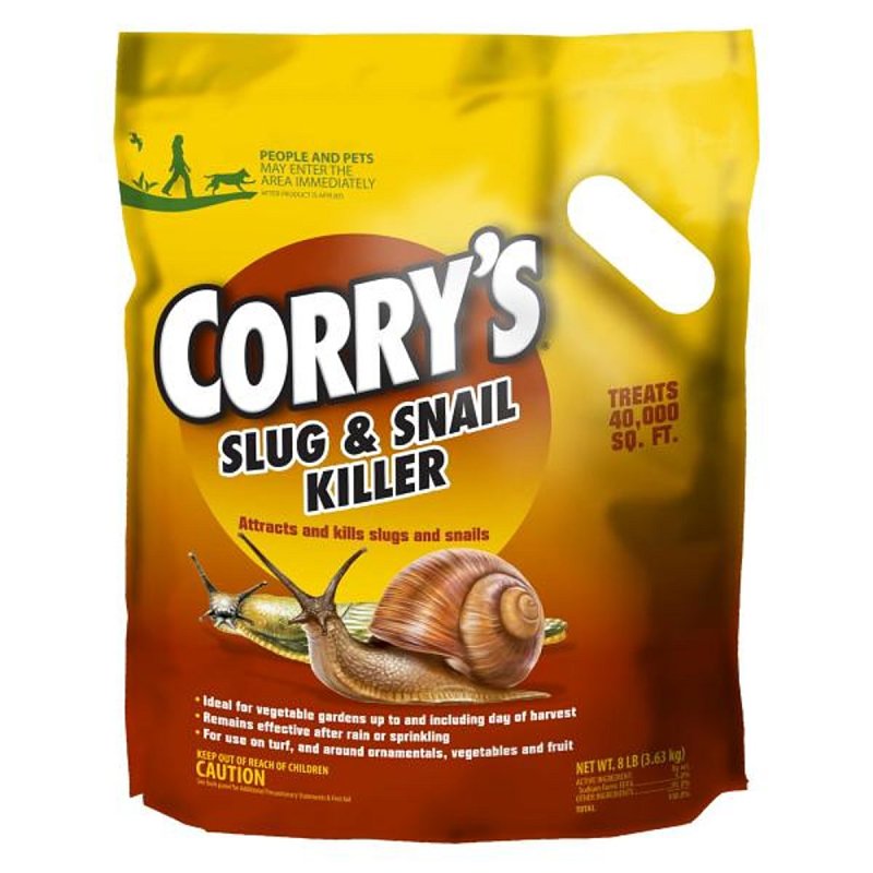 CORRY'S Corry's 100536659 Slug and Snail Killer, Solid, Scatter Application, 8 lb