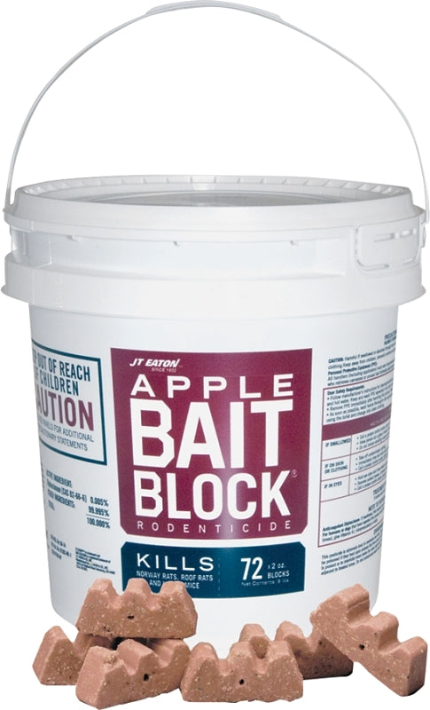 J.T. EATON J.T. Eaton 709AP Bait Block, 9 oz Pail, Apple, Solid