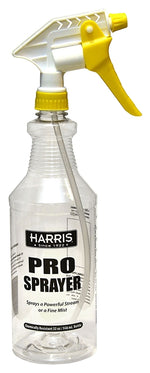 P.F. HARRIS MANUFACTURING Harris PRO-32 Spray Bottle, 32 oz, Clear, Adjustable Nozzle, Plastic