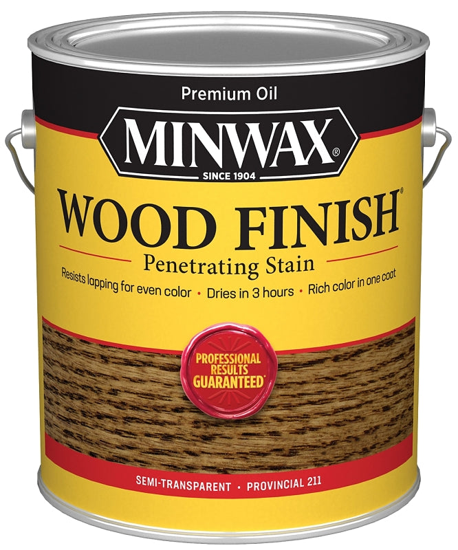 MINWAX Minwax 710720000 Wood Stain, Oil Base, Provincial, Liquid, 1 gal