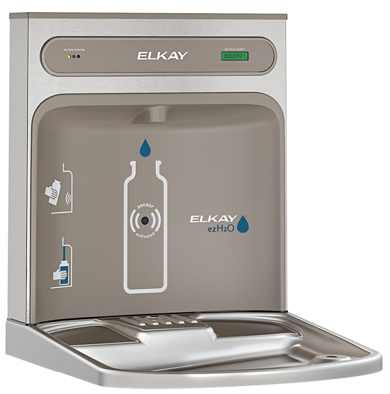 ELKAY Elkay EZH2O Series LZWSRK Bottle Filling Station Kit, ABS/Stainless Steel, Gray