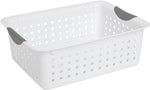 STERILITE Sterilite Ultra 16248006 Storage Basket, 0.9 cu-ft, Plastic