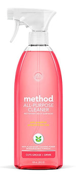 METHOD method 00010 Cleaner, 28 oz Aerosol Can, Liquid, Grapefruit, Pink CLEANING & JANITORIAL SUPPLIES METHOD