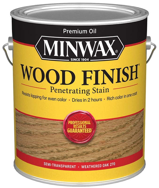 MINWAX Minwax 710470000 Wood Stain, Weathered Oak, Liquid, 1 gal