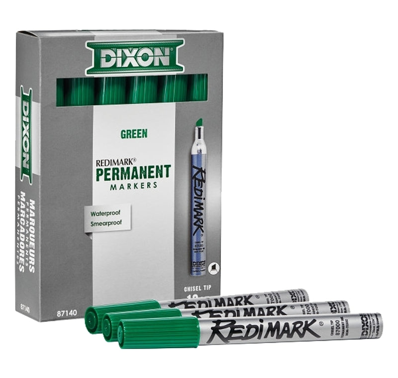 DIXON TICONDEROGA Ticonderoga 87140 Marker, Green, 6 in L, Metal Barrel TOOLS DIXON TICONDEROGA