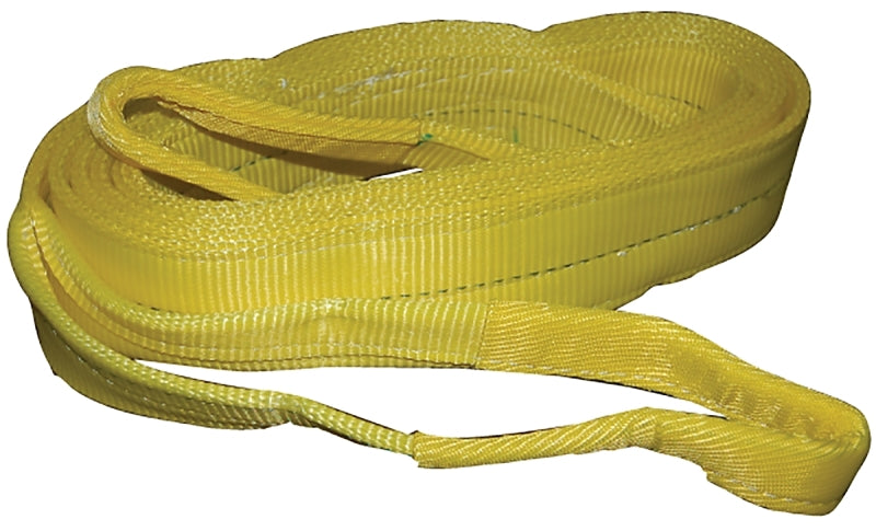 ANCRA Ancra 20-EE2-9804X12 Lifting Sling, 4 in W, 12 ft L, 2-Ply, 11,000 lb Vertical Hitch, Polyester, Gray