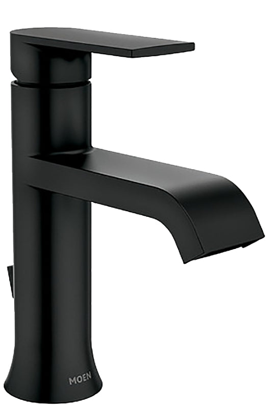 MOEN Moen Genta Series 84760BL Bathroom Faucet, 1.2 gpm, 1-Handle, Metal, Matte Black, 4 in Faucet Centers PLUMBING, HEATING & VENTILATION MOEN