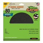 GATOR Gator 6440 Radial Sander, 9 in Dia, 80 Grit, Medium, Silicon Carbide Abrasive TOOLS GATOR