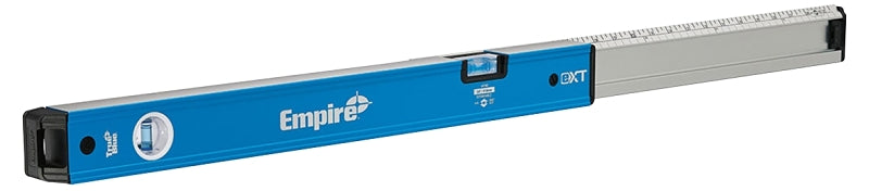 EMPIRE Empire Level True Blue eXT Series EXT40 Extendable Box Level, 24 in L, 2-Vial, Aluminum, Blue TOOLS EMPIRE