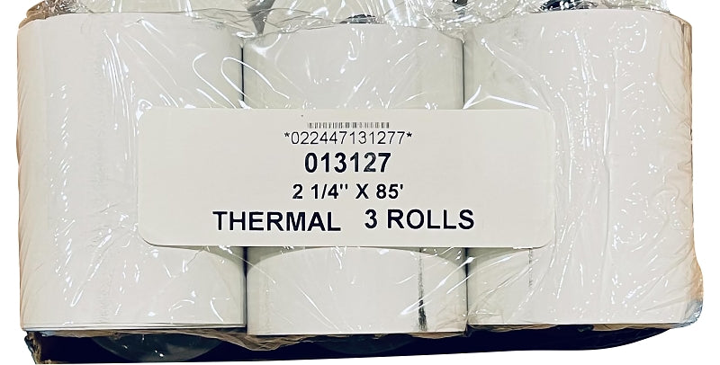 R3 R3 013127 Thermal Paper, 85 ft L, 2-1/4 in W