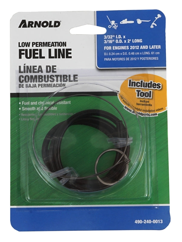 ARNOLD Arnold 490-240-0013 Cycle Line, 3/32 in ID, 2 ft L