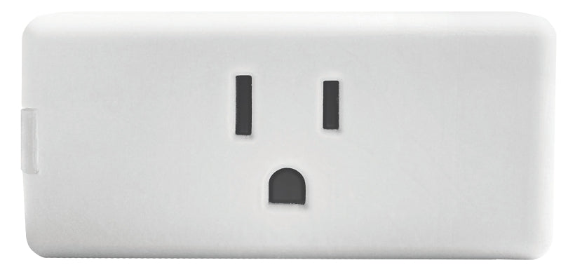 LEVITON Leviton D215P-R02-1RW Mini Plug In Switch, 15 A, 120 VAC, Wireless, White ELECTRICAL LEVITON