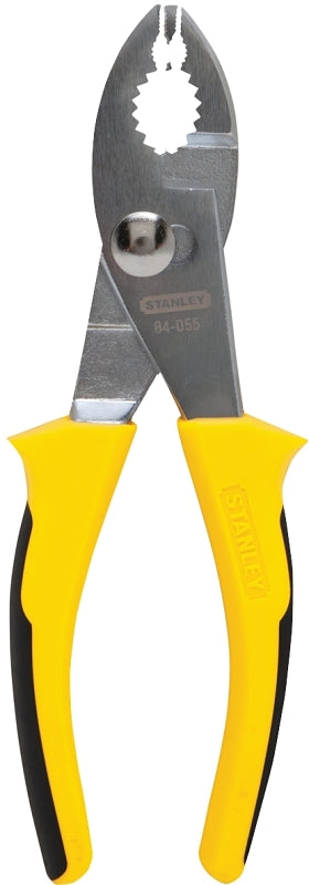 STANLEY STANLEY 84-055 Slip Joint Plier, 6 in OAL, 1/2 in Jaw Opening, Ergonomic Handle, 7/8 in W Jaw, 1-1/8 in L Jaw