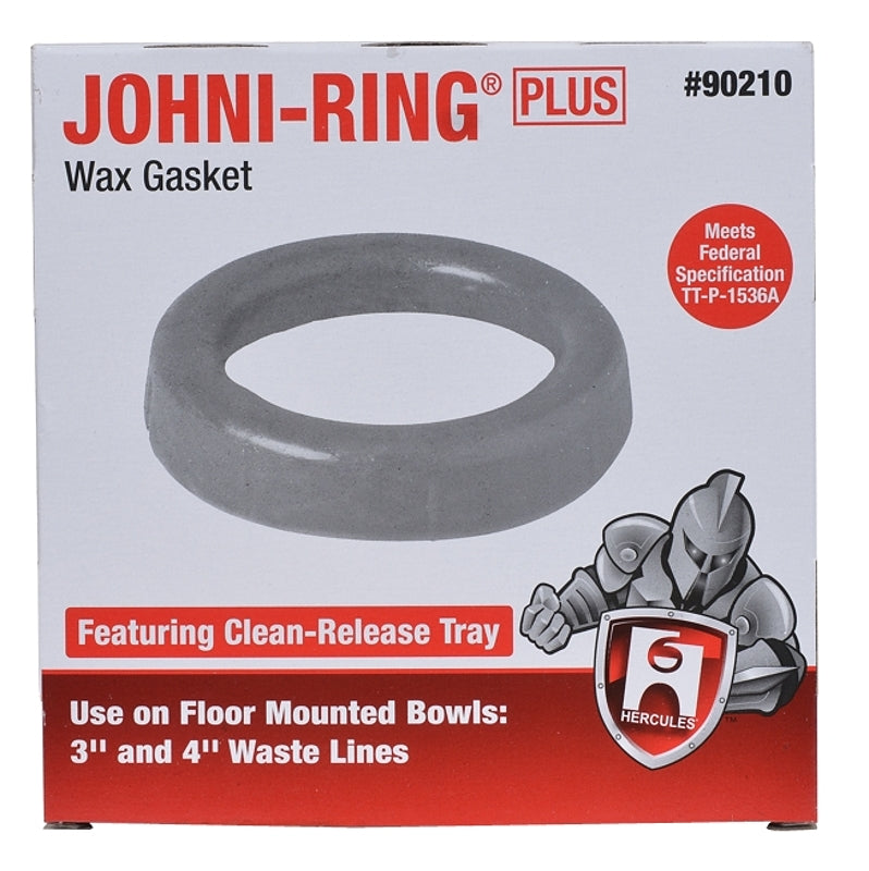 HERCULES Hercules 90210 Wax Ring, Polyethylene, Brown, For: 3 in and 4 in Waste Lines