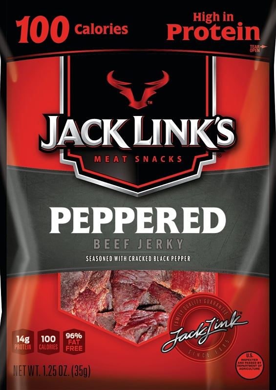 MIDWEST DISTRIBUTION Jack Link's 10000008421 Snack, Jerky, Pepper, 1.25 oz, Pouch HOUSEWARES MIDWEST DISTRIBUTION