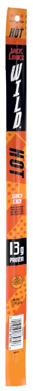 MIDWEST DISTRIBUTION Jack Link's Wild 10000012183 Snack, Stick, Hot, 2.2 oz