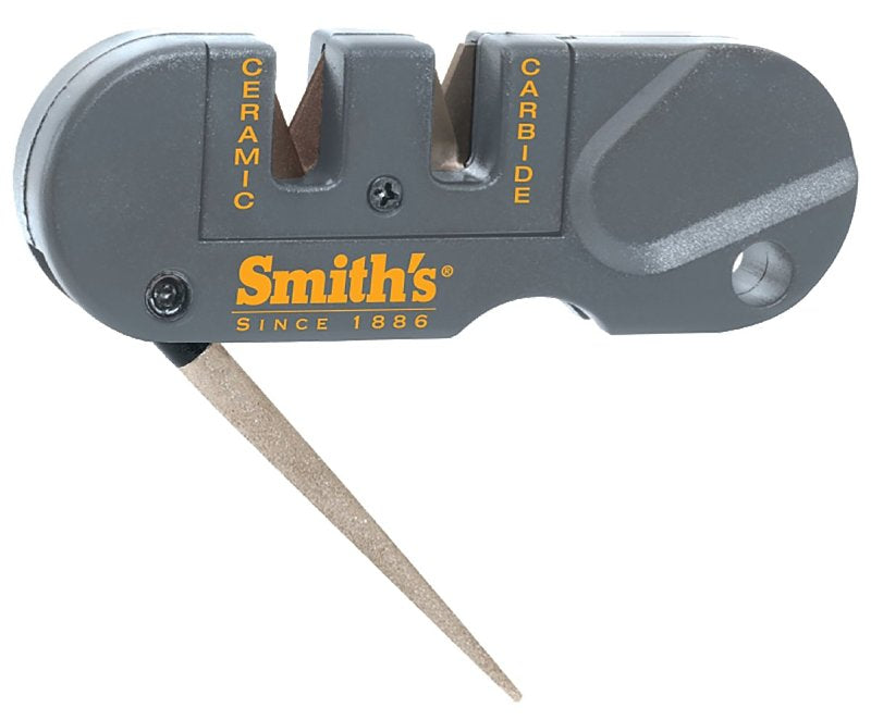 GSM Smith's Pocket Pal Series PP1 Knife Sharpener, 400, 800 Grit, Coarse, Fine, Medium, Carbide/Diamond Abrasive SPORTS & RECREATION GSM