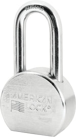 MASTER LOCK American Lock A701KA#27244 Padlock, Keyed Alike Key, 7/16 in Dia Shackle, 2 in H Shackle, Steel Body, Chrome HARDWARE & FARM SUPPLIES MASTER LOCK