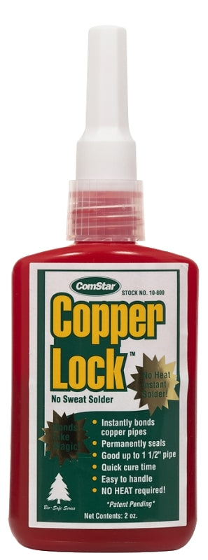 COMSTAR ComStar Copper Lock Series 10-800 No Heat Solder, 2 oz Tube, Liquid, -60 to 300 deg F Melting Point TOOLS COMSTAR