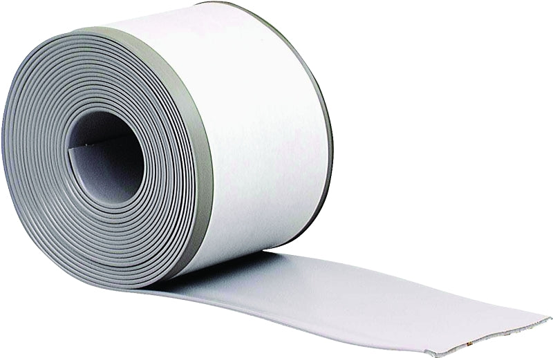 M-D M-D 93245 Wall Base, 20 ft L, 4 in W, Vinyl, Silver Gray