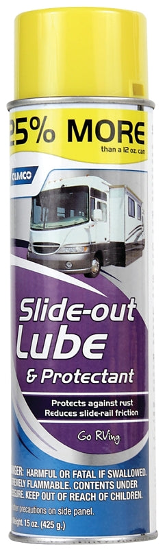 CAMCO Camco USA 41105 RV Slide-Out Lubricant, 15 oz Aerosol Can, Liquid, Mild Aliphatic