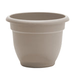 BLOEM Bloem AP0683 Planter, 5.1 in H, 6-1/2 in W, 6-1/2 in D, Round, Plastic, Pebble Stone LAWN & GARDEN BLOEM