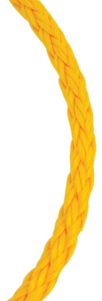 BARON Baron 54808 Rope, 1/4 in Dia, 50 ft L, 100 lb Working Load, Polypropylene, Yellow HARDWARE & FARM SUPPLIES BARON