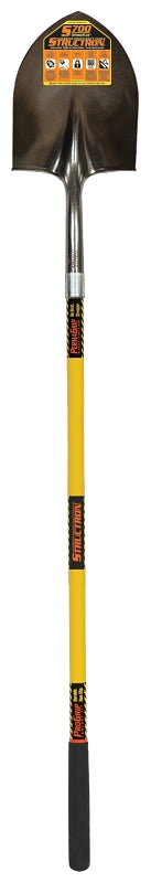 SEYMOUR Structron S700 SpringFlex 49730 Shovel, 9-1/2 in W Blade, 14 ga Gauge, Steel Blade, Fiberglass Handle, Long Handle