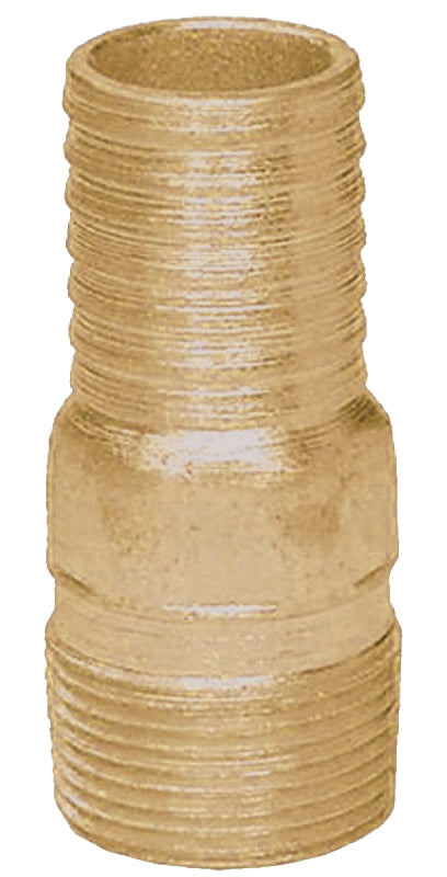 SIMMONS Simmons MAB-4 Adapter, 1 in, Male Insert, Red Brass