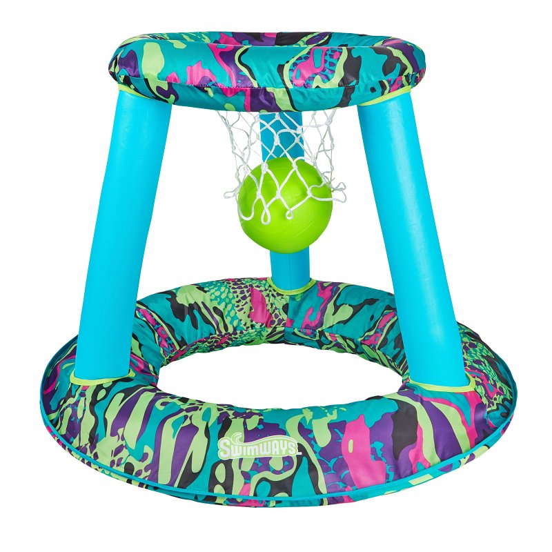 SWIMWAYS SwimWays 6069159 Hydro Spring Hoops Pool Toy, Camo Blue APPLIANCES & ELECTRONICS SWIMWAYS