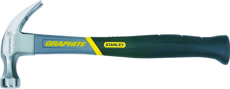 STANLEY TOOLS STANLEY 51-508 Nail Hammer, 20 oz Head, Rip Claw, Smooth Head, HCS Head, 13-1/4 in OAL TOOLS STANLEY TOOLS