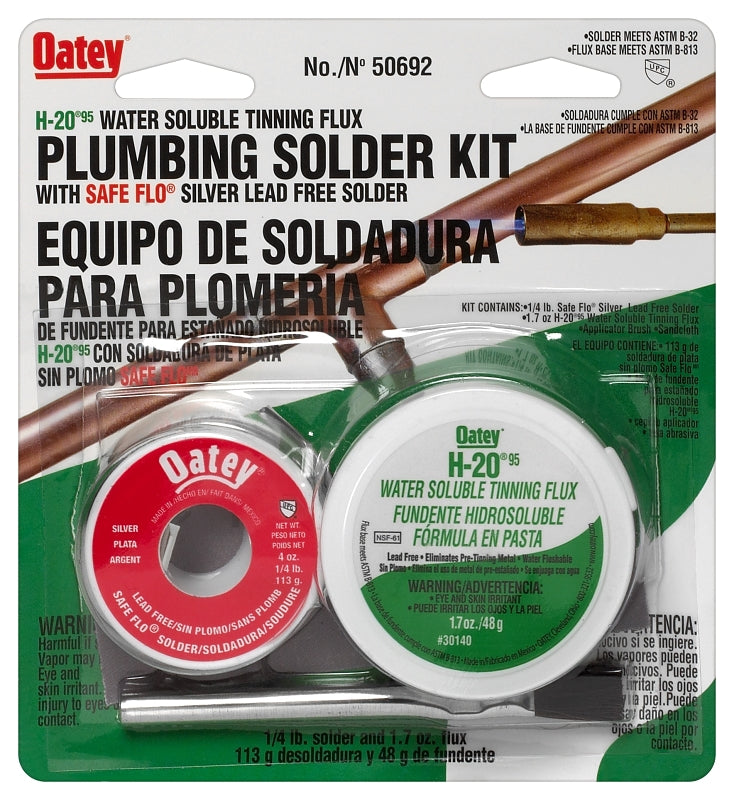 OATEY Oatey 50692 Wire Solder Kit, 1 oz 1 oz, Solid
