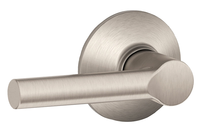 SCHLAGE LOCK Schlage Broadway Series F10VBRW619 Passage Lever, Mechanical Lock, Satin Nickel, Metal, Residential, 2 Grade HARDWARE & FARM SUPPLIES SCHLAGE LOCK