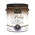 ZAR ZAR 36113 Polyurethane, Semi-Gloss, Liquid, Milky Clear, 1 gal, Can PAINT ZAR