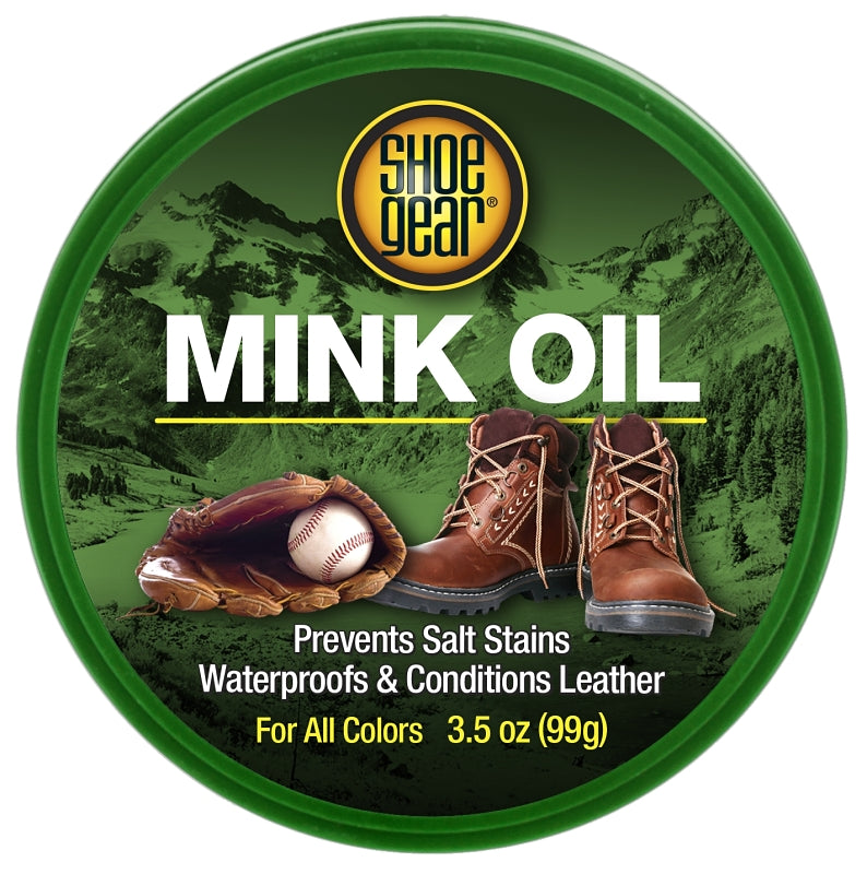 SHOE GEAR Shoe Gear 1N4418-3 Mink Oil, 3.5 oz HOUSEWARES SHOE GEAR