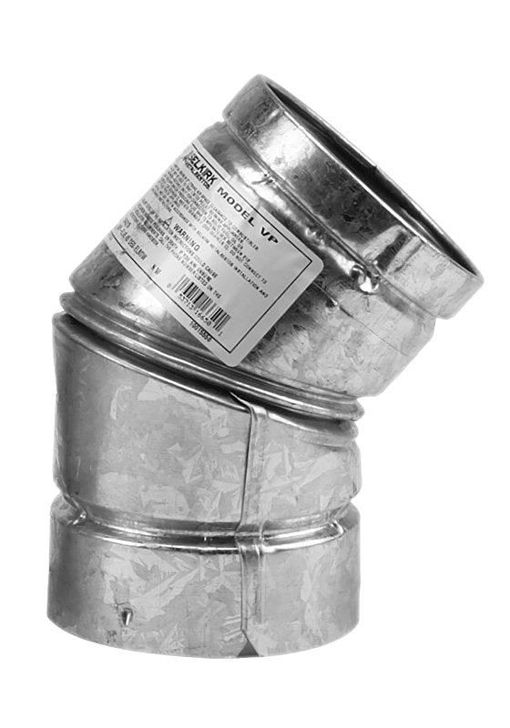 SELKIRK Selkirk 244216 Pellet Vent Elbow, 4 in Connection